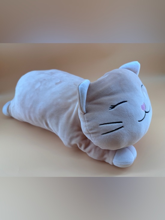 Go! Games Snoozimals 20" Peach Kitty Cat Plush Toy - Picture 4 of 11